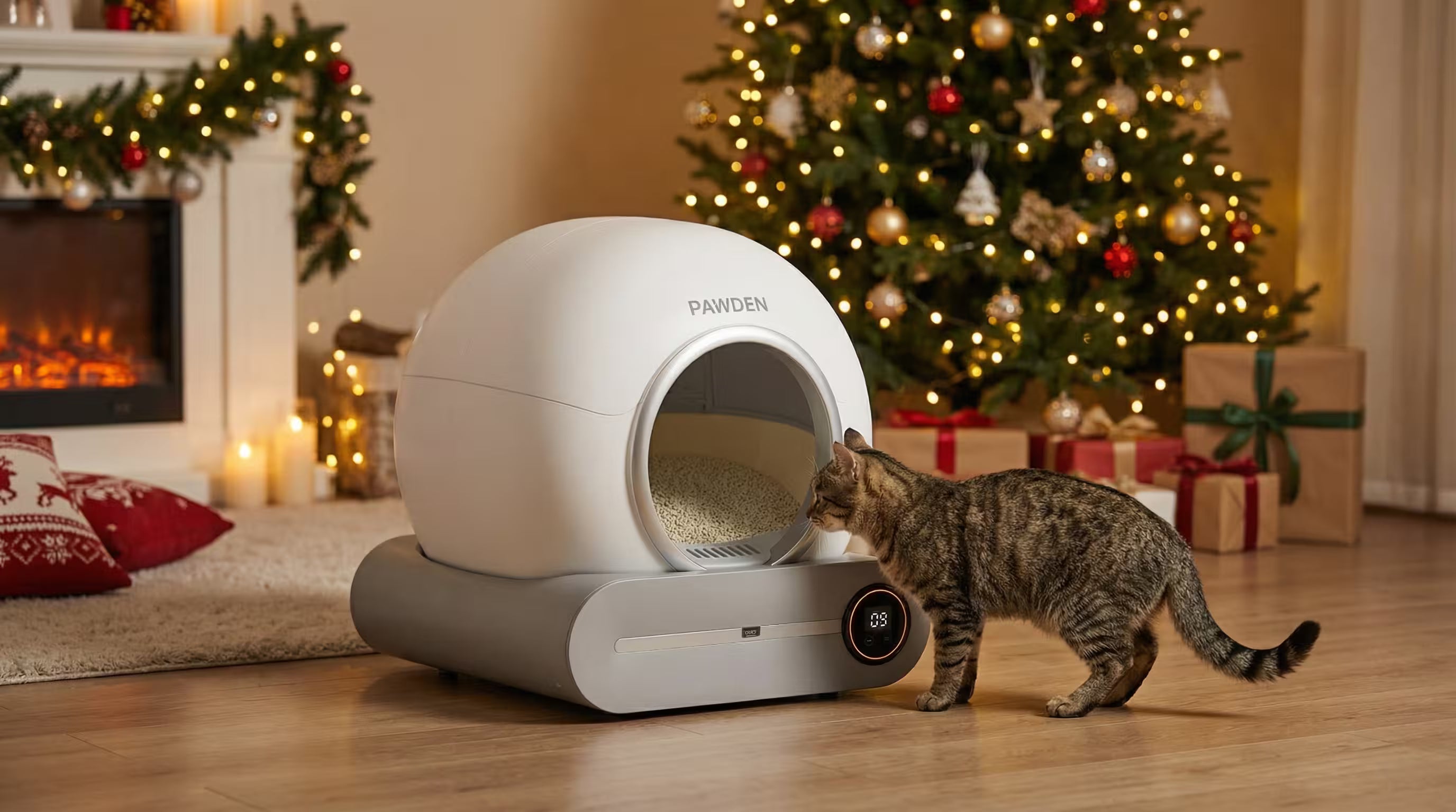 Litière automatique pour chat