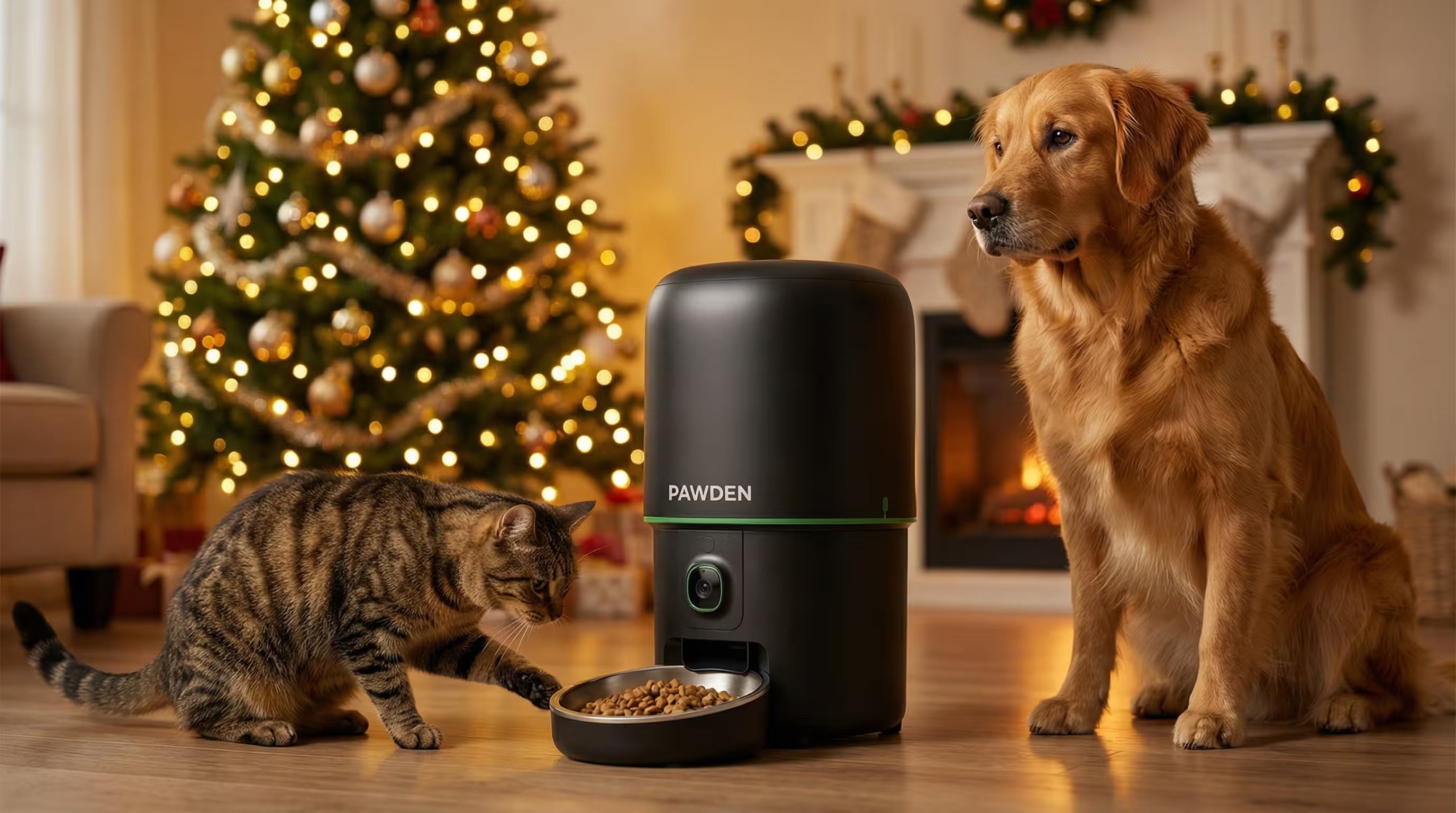 Distributeur croquettes chat | Distributeur automatique - Pawden